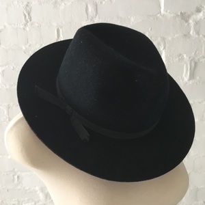 Vintage Black Fedora